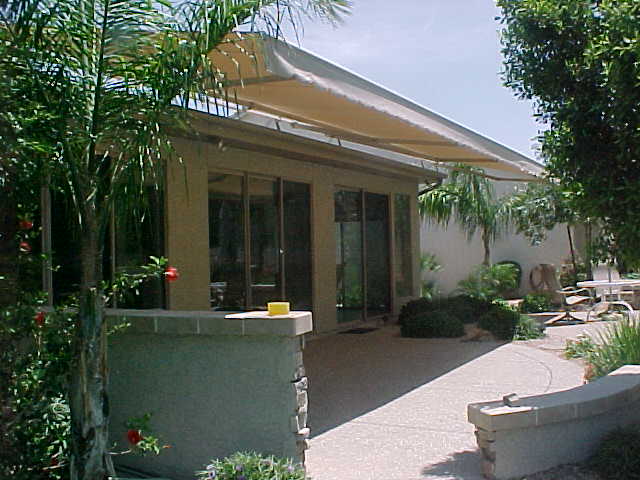 patio enclosure w/shade canopy