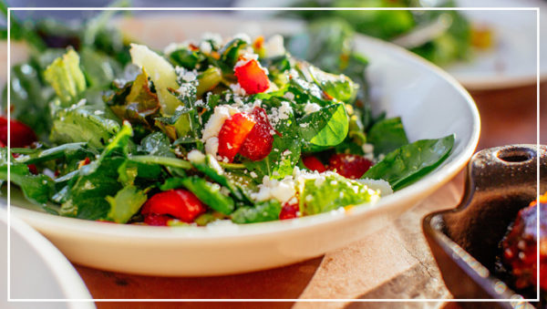 Spring Frisée Salad with Strawberry Vinaigrette