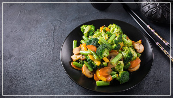 Vegetable Stir Fry with Mung Bean Noodles